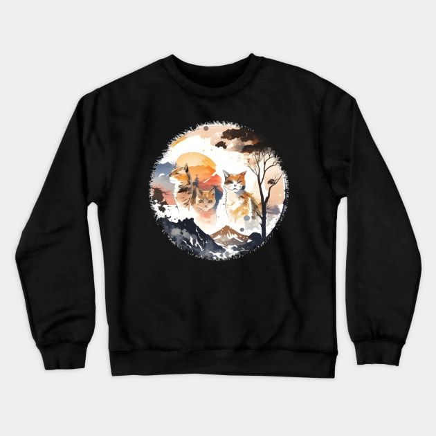 I'm Not Kidding I Like Cats Crewneck Sweatshirt by Jason Smith